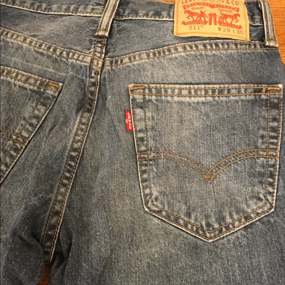 SOLD IN BUNDLE            YOUNG MANS JEANS - Picture 7 of 8